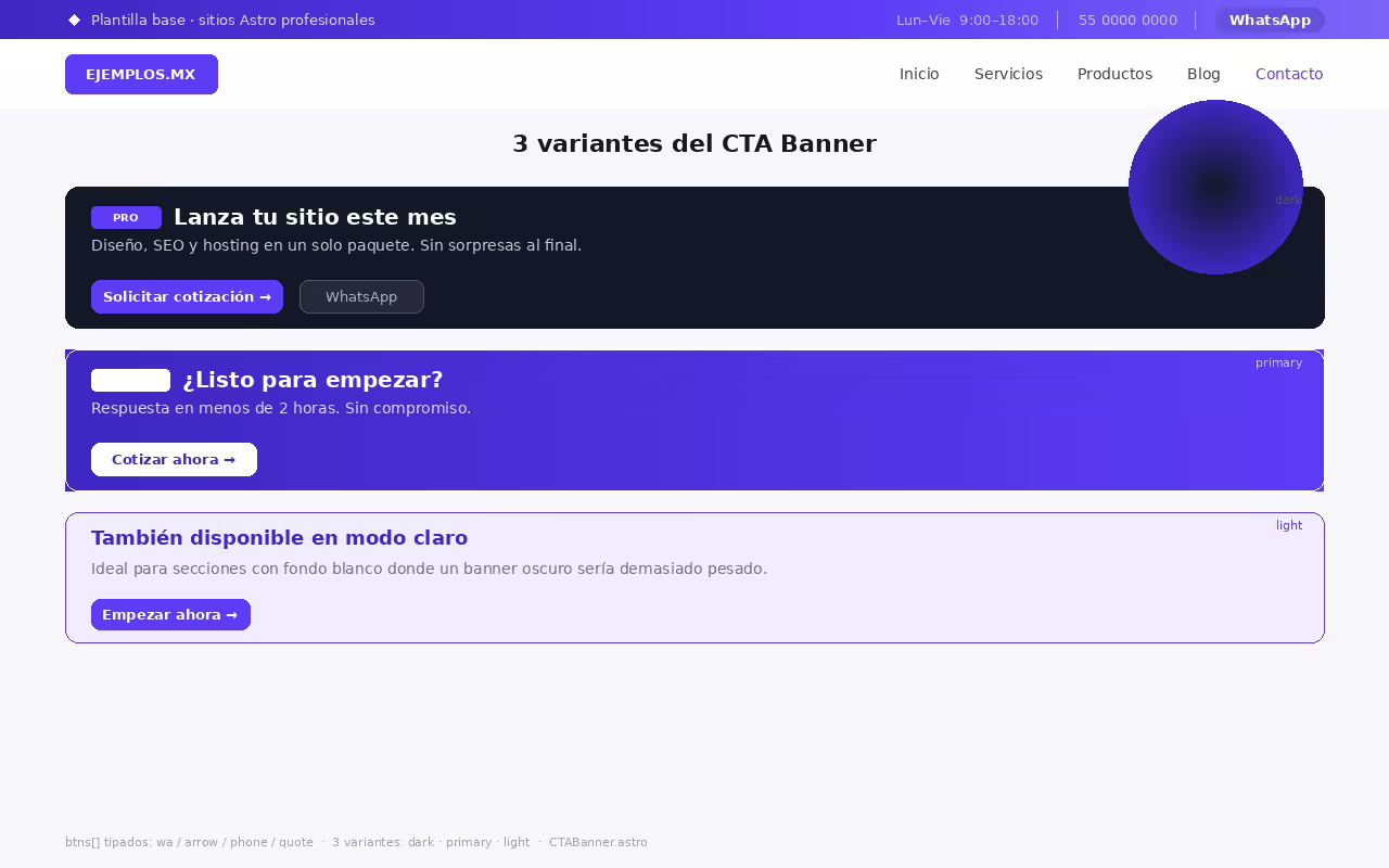 Imagen de ejemplo del módulo CTA banner